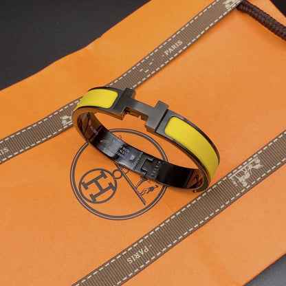 [Royal Jewellery]CLIC HM SO BLACK YELLOW BRACELET