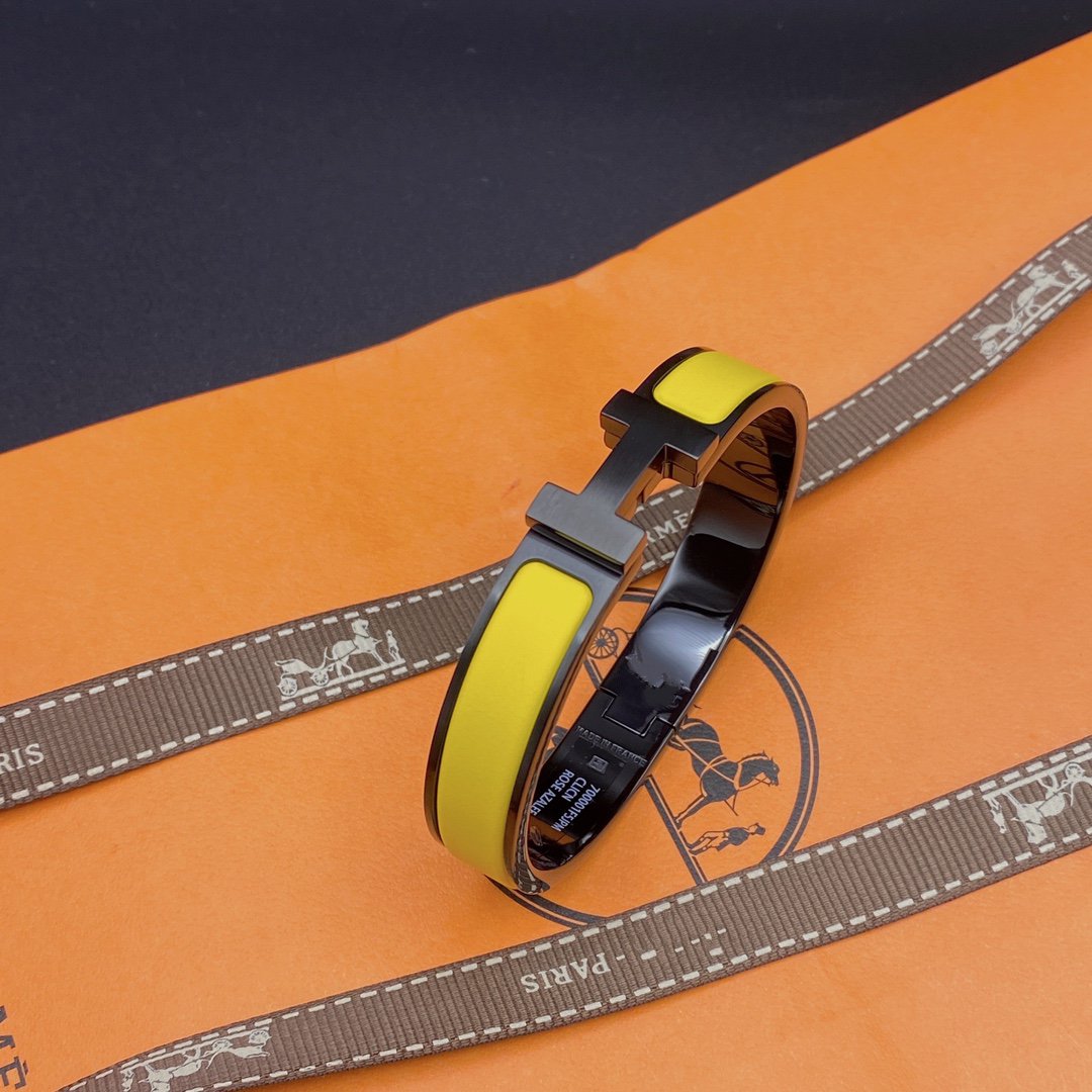[Royal Jewellery]CLIC HM SO BLACK YELLOW BRACELET