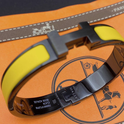 [Royal Jewellery]CLIC HM SO BLACK YELLOW BRACELET