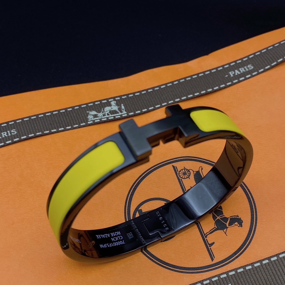 [Royal Jewellery]CLIC HM SO BLACK YELLOW BRACELET
