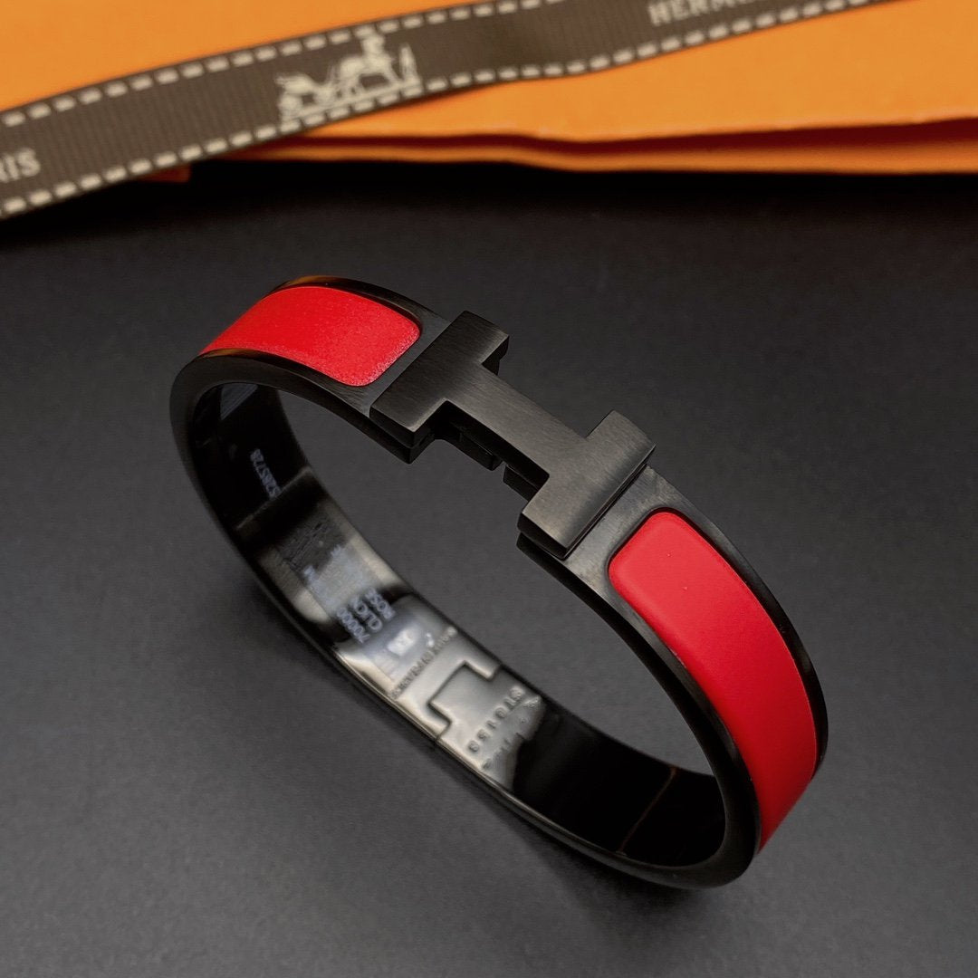 [Royal Jewellery]CLIC HM SO BLACK RED BRACELET
