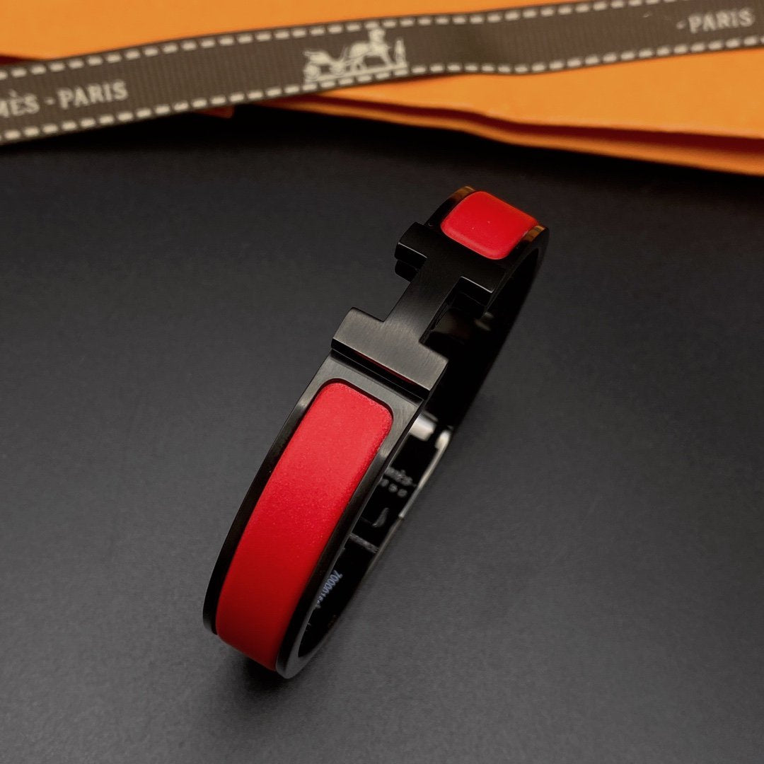 [Royal Jewellery]CLIC HM SO BLACK RED BRACELET