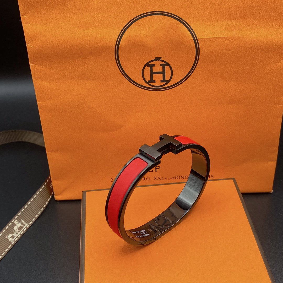 [Royal Jewellery]CLIC HM SO BLACK RED BRACELET