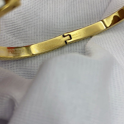 [Royal Jewellery]CLASSIC HM CLIC WHITE 8MM ENAMEL BRACELET