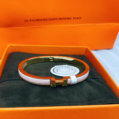 [Royal Jewellery]CLASSIC HM CLIC  PINK 8MM ENAMEL BRACELET