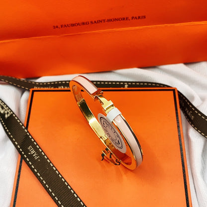[Royal Jewellery]CLASSIC HM CLIC  PINK 8MM ENAMEL BRACELET