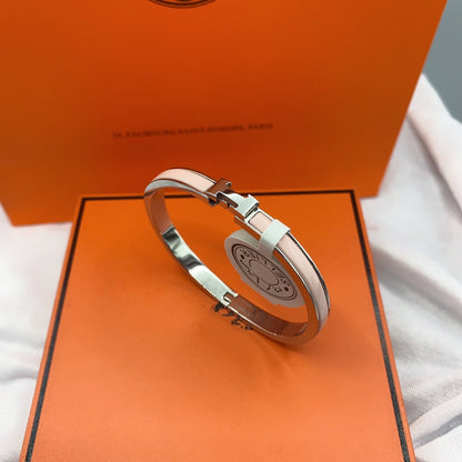 [Royal Jewellery]CLASSIC HM CLIC  PINK 8MM ENAMEL BRACELET