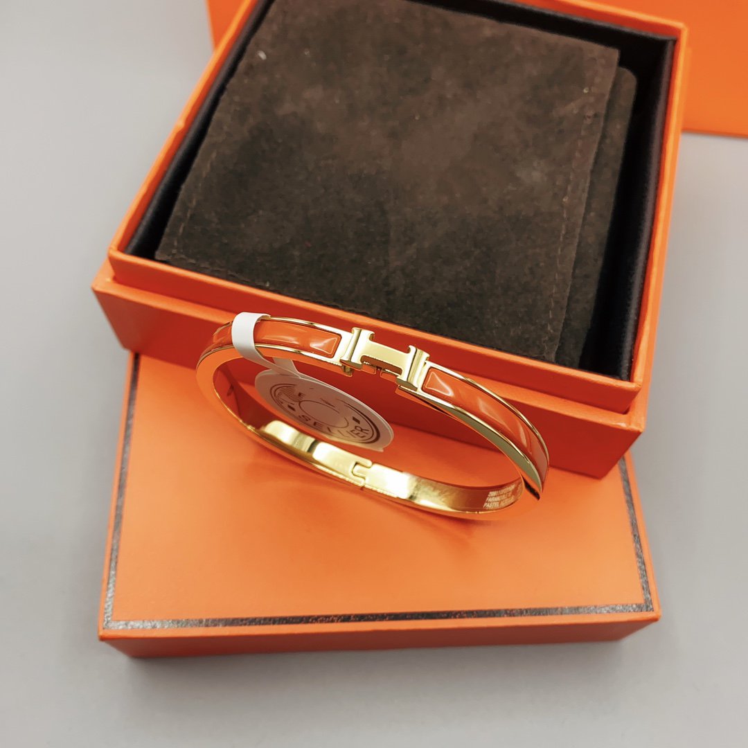 [Royal Jewellery]CLASSIC HM CLIC RED 8MM ENAMEL BRACELET