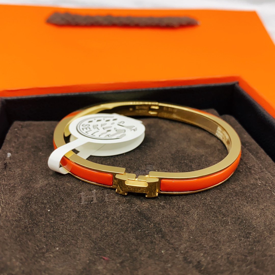 [Royal Jewellery]CLASSIC HM CLIC RED 8MM ENAMEL BRACELET