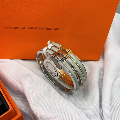 [Royal Jewellery]CLASSIC HM CLIC GREEN 8MM ENAMEL BRACELET