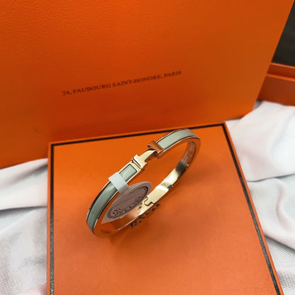 [Royal Jewellery]CLASSIC HM CLIC GREEN 8MM ENAMEL BRACELET