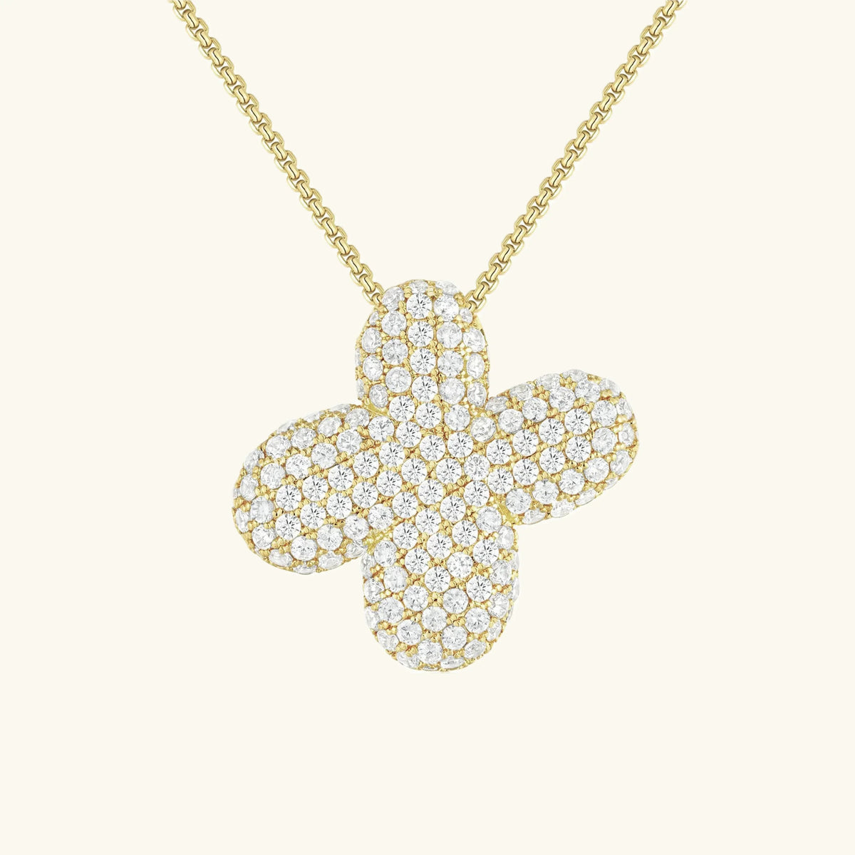[Royal&Vicky] Bubble-Initialen-Diamantkette