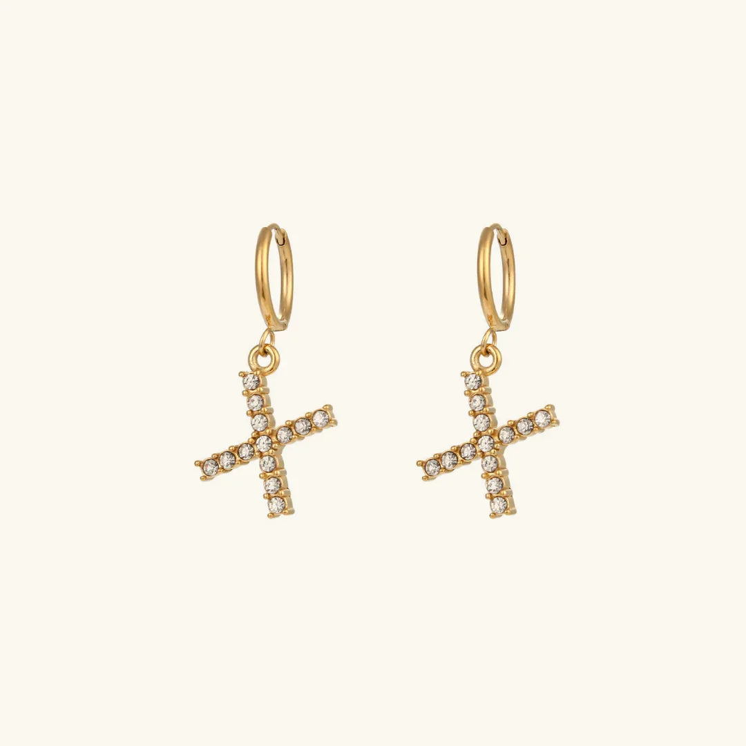 [Royal&Vicky] Wilhemina Initial Ohrringe