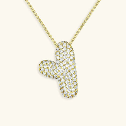 [Royal&Vicky] Bubble-Initialen-Diamantkette