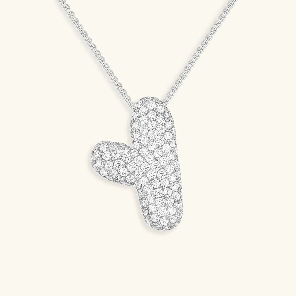 [Royal&Vicky] Bubble-Initialen-Diamantkette