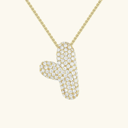[Royal&Vicky] Bubble-Initialen-Diamantkette