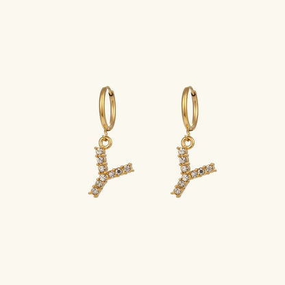 [Royal&Vicky] Wilhemina Initial Ohrringe