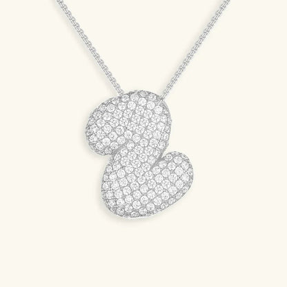 [Royal&Vicky] Bubble-Initialen-Diamantkette