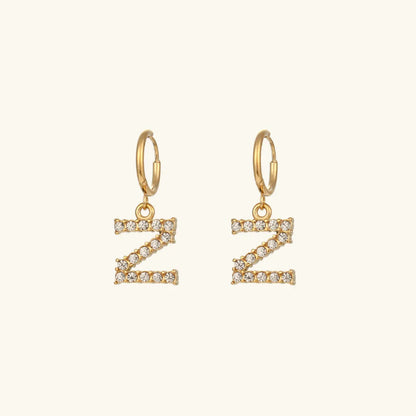 [Royal&Vicky] Wilhemina Initial Ohrringe