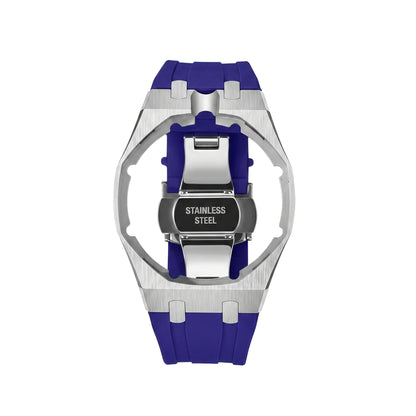 Royal&Vicky Strap Exclusive Steel Case & Silicone Strap With Cradle