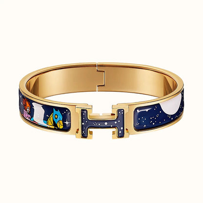 [Royal Jewellery]H STAR AND MOON BRACELET 12MM