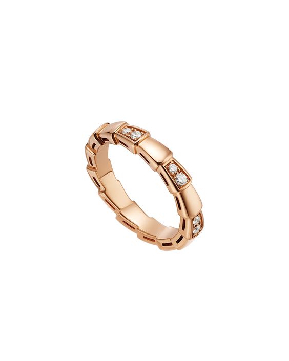 [ROYAL]SERPENTI RING PINK GOLD  3MM