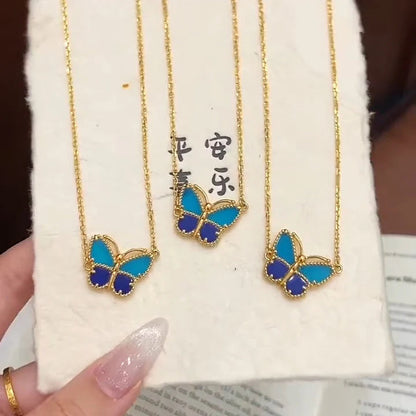 [Royal Jewellery] 2026 NEW LUCKY BUTTERFLY 1 MOTIFS NECKLACE
