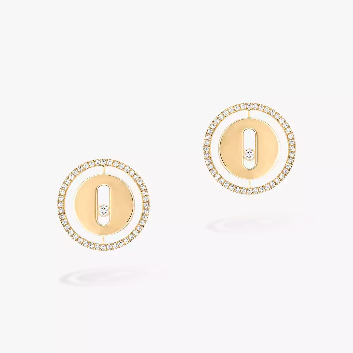 [Royal Jewellery]Lucky Move Diamond Earrings