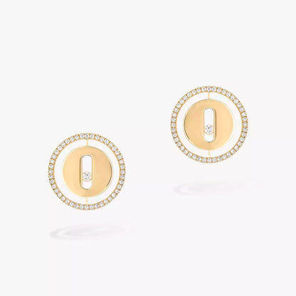 [Royal Jewellery]Lucky Move Diamond Earrings