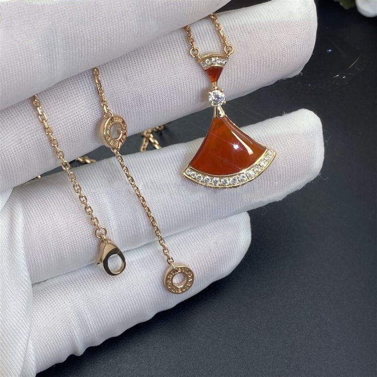 [ROYAL]DREAM NECKLACE CARNELIAN DIAMOND