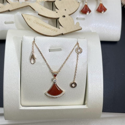 [ROYAL]DREAM NECKLACE CARNELIAN DIAMOND