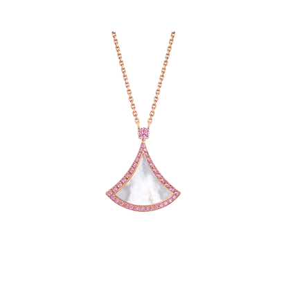 [ROYAL]DREAM NECKLACE MOP DIAMOND PINK