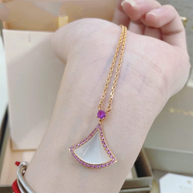 [ROYAL]DREAM NECKLACE MOP DIAMOND PINK