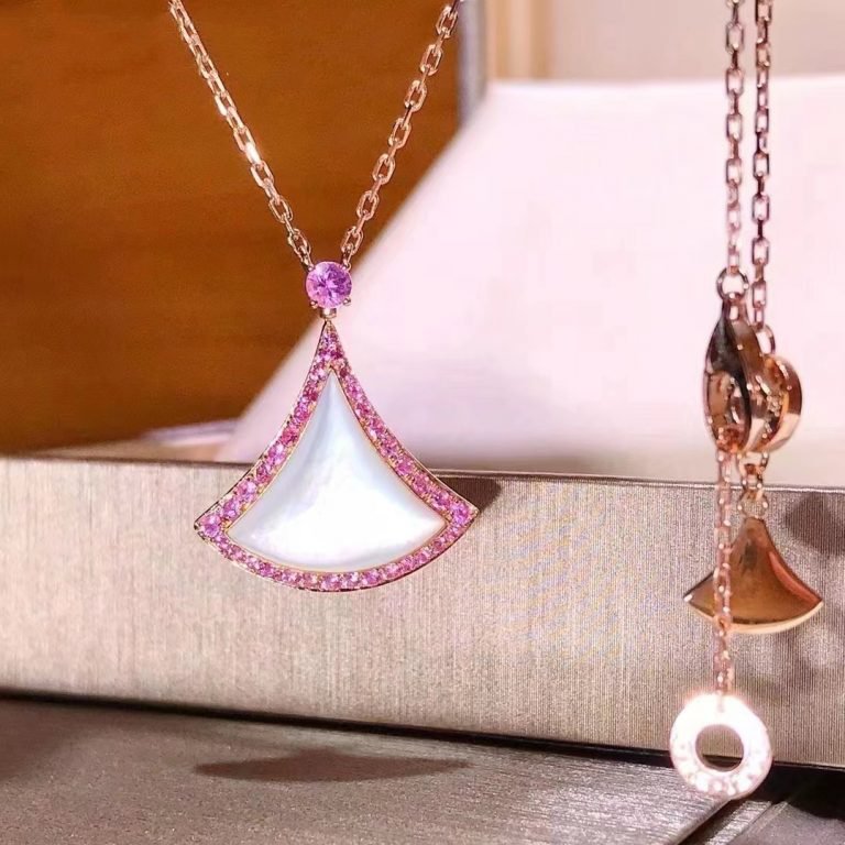 [ROYAL]DREAM NECKLACE MOP DIAMOND PINK