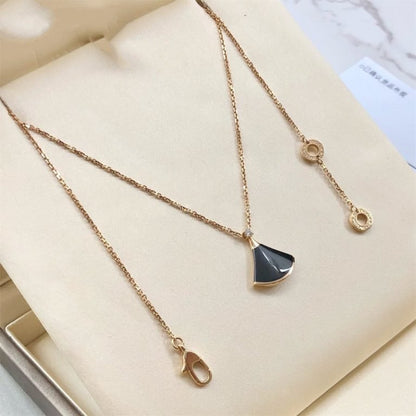 [ROYAL]DREAM NECKLACE ONYX 1 DIAMOND