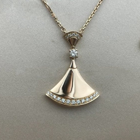 [ROYAL]DREAM NECKLACE PINK GOLD DIAMOND