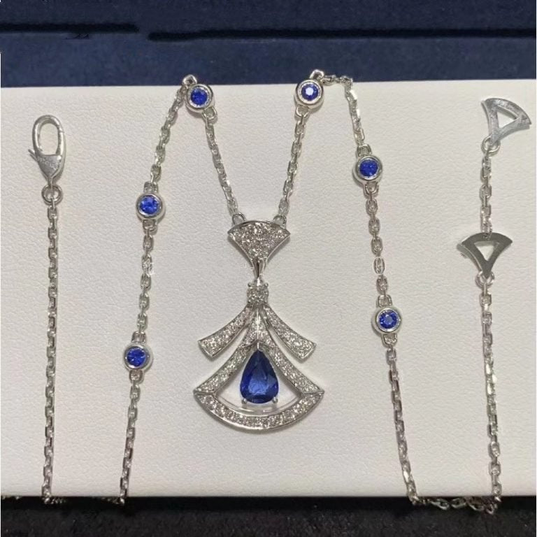 [ROYAL]DREAM NECKLACE AGATE DIAMOND SILVER