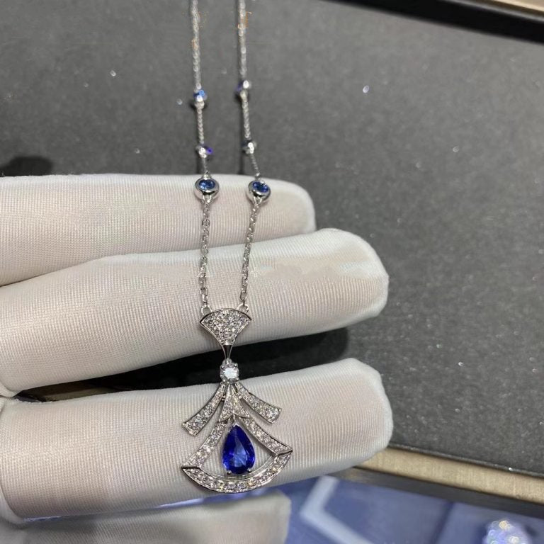 [ROYAL]DREAM NECKLACE AGATE DIAMOND SILVER