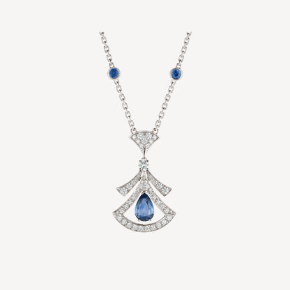 [ROYAL]DREAM NECKLACE AGATE DIAMOND SILVER