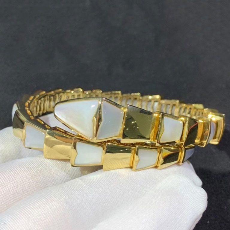 [ROYAL]SERPENTI BRACELET MOP GOLD