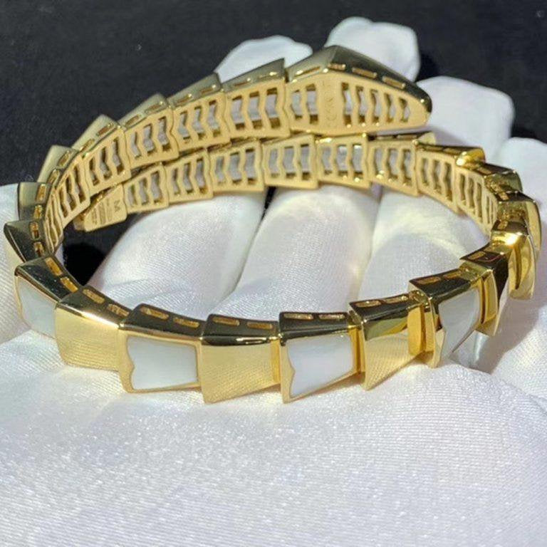 [ROYAL]SERPENTI BRACELET MOP GOLD