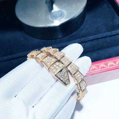 [ROYAL]SERPENTI BRACELET 8MM PINK GOLD DIAMOND