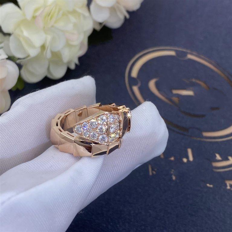 [ROYAL]SERPENTI RING PINK GOLD DIAMOND