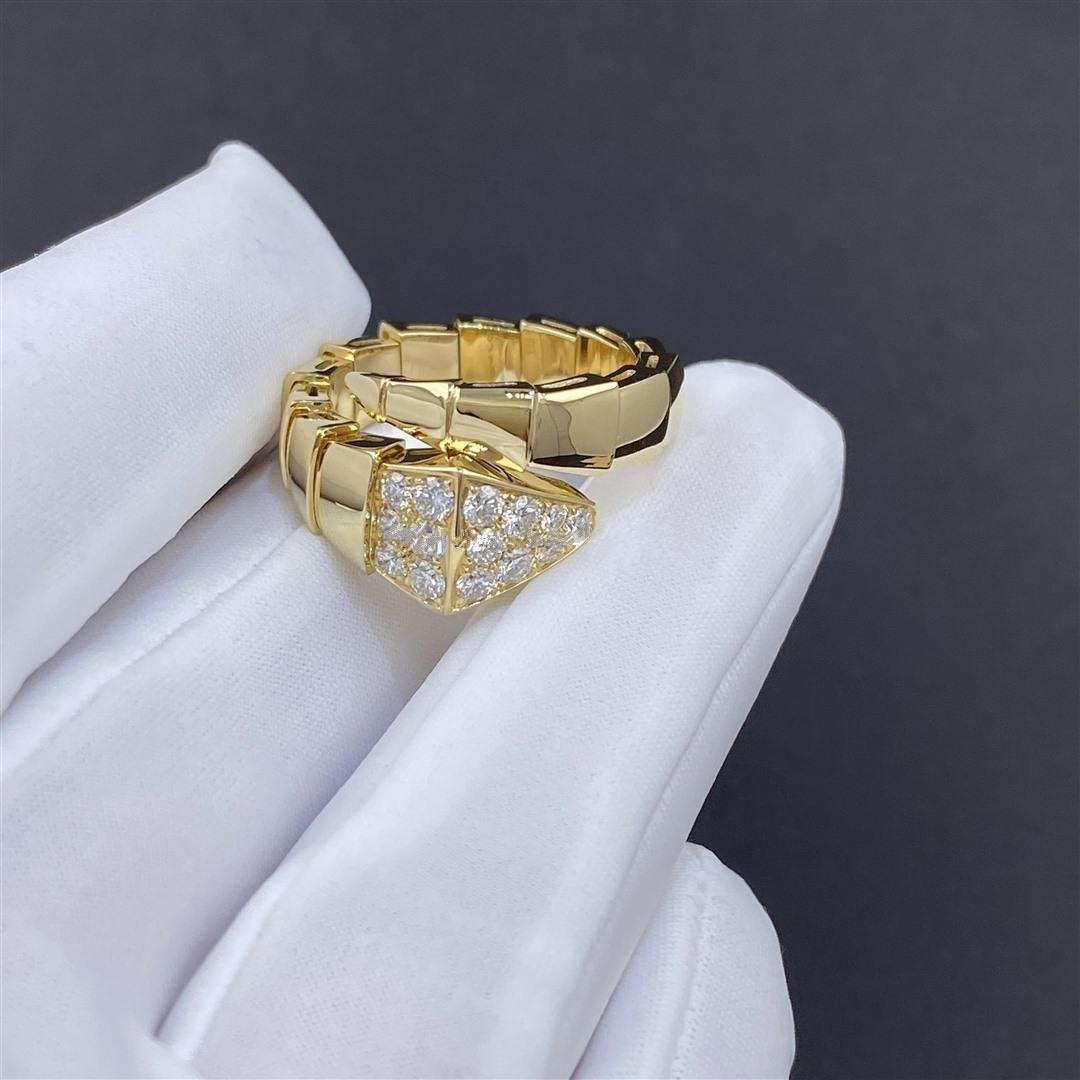 [ROYAL]SERPENTI RING GOLD DIAMOND