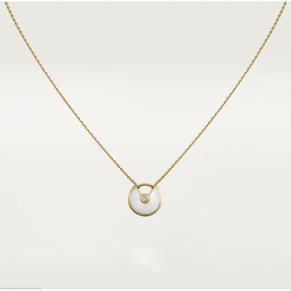 [ROYAL]AMULETTE ROSE GOLD MOP NECKLACE