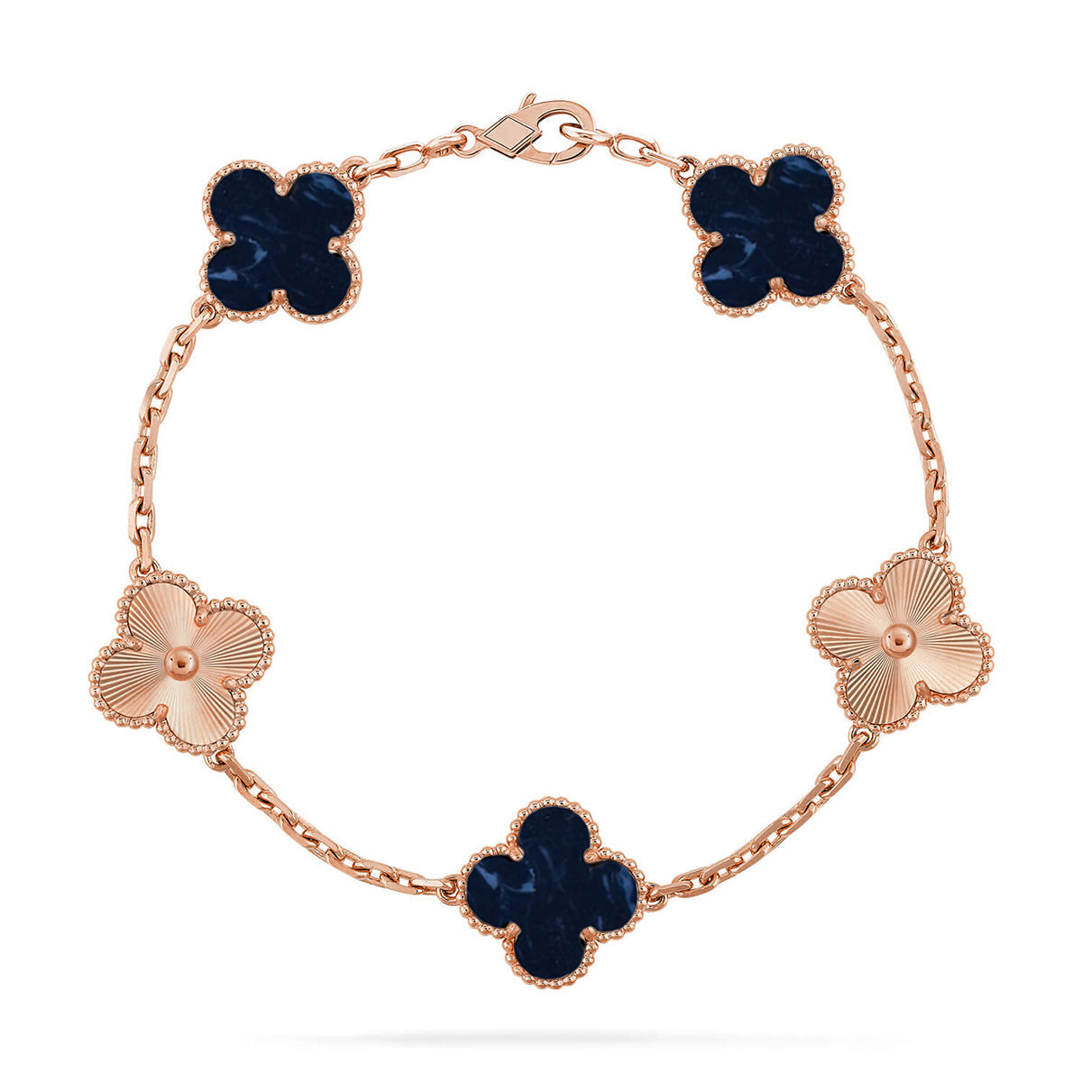 [Royal Jewellery]CLOVER 5 MOTIF PIETERSITE BRACELET COLLECTION