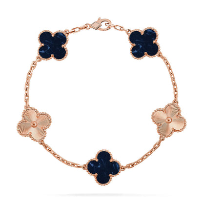 [Royal Jewellery]CLOVER 5 MOTIF PIETERSITE BRACELET COLLECTION