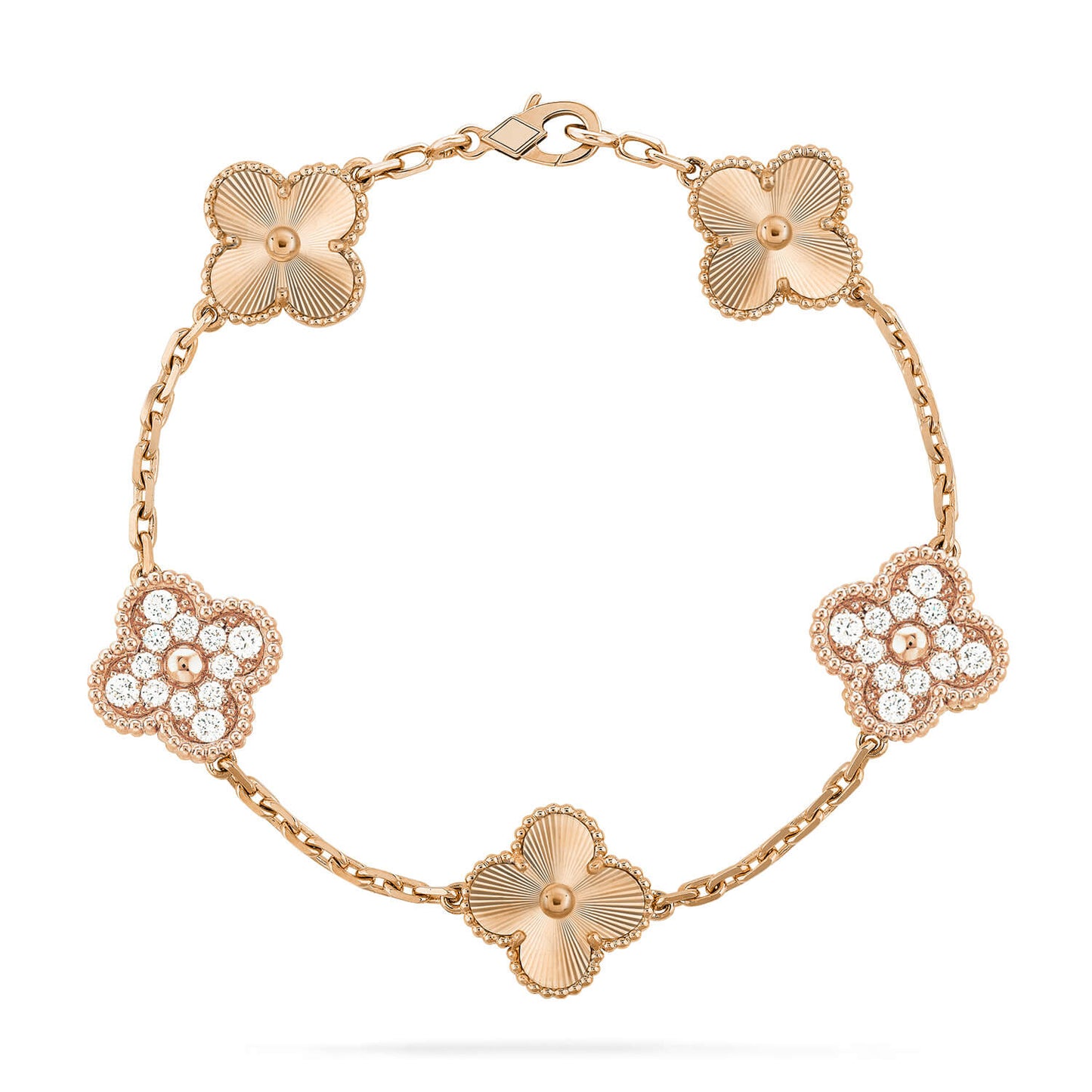 [Royal Jewellery] CLOVER 5 MOTIF LASER BRACELET COLLECTION