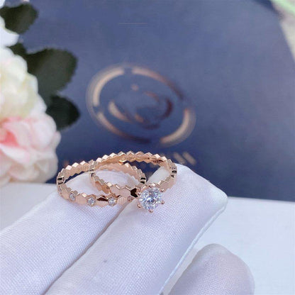 [ROYAL]BEE LOVE RING PINK GOLD 1 DIAMOND