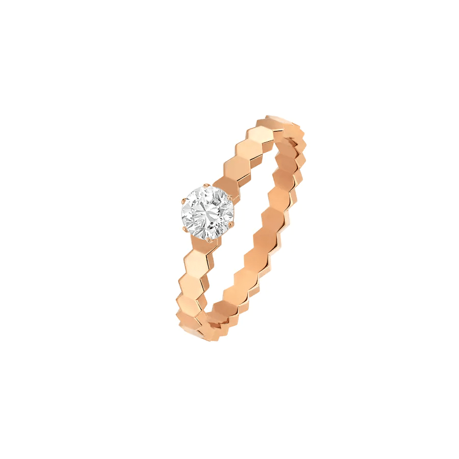 [ROYAL]BEE LOVE RING PINK GOLD 1 DIAMOND